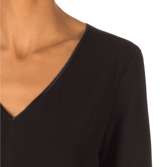 Scotch & Soda Maison Paris Flare Bell Sleeves Little Black Mini Dress Medium - Picture 6 of 14